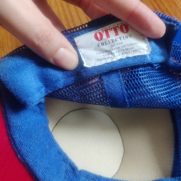 OTTO Red and Blue Cap - Picture 2 of 3
